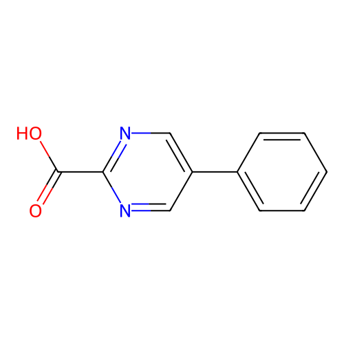 5-Phenylpyrimidine-2-carboxylic acid structure