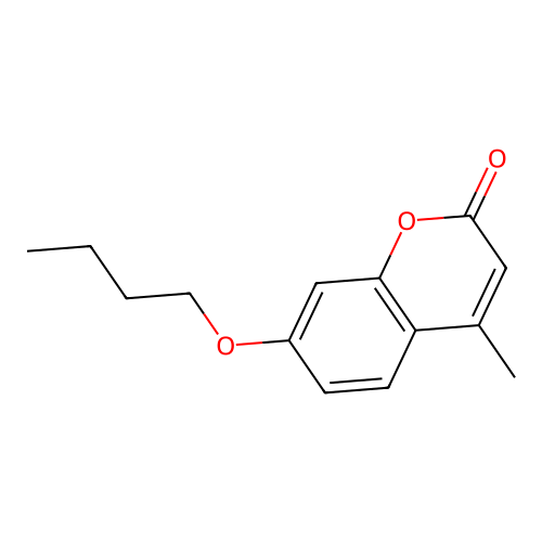 7-Butoxy-4-methylchromen-2-one structure