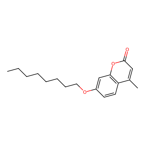 4-methyl-7-(octyloxy)-2H-chromen-2-one structure