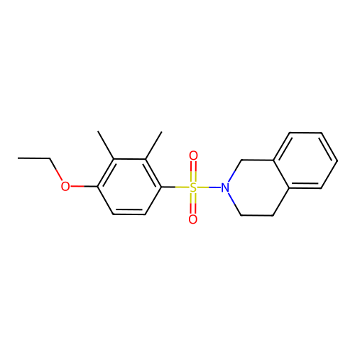 2-[(4-Ethoxy-2,3-dimethylphenyl)sulfonyl]-1,2,3,4-tetrahydroisoquinoline structure