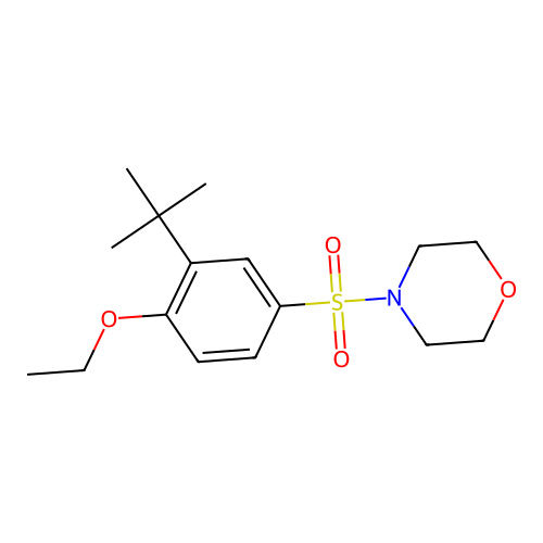 4-(3-Tert-butyl-4-ethoxyphenyl)sulfonylmorpholine structure