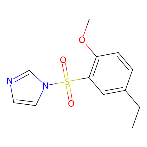 1-(5-Ethyl-2-methoxyphenyl)sulfonylimidazole structure