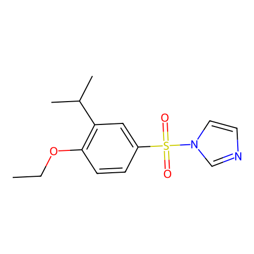 1-[(4-ethoxy-3-isopropylphenyl)sulfonyl]-1H-imidazole structure