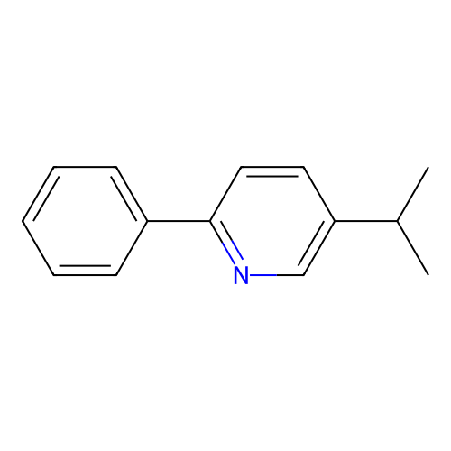 5-Isopropyl-2-phenylpyridine structure