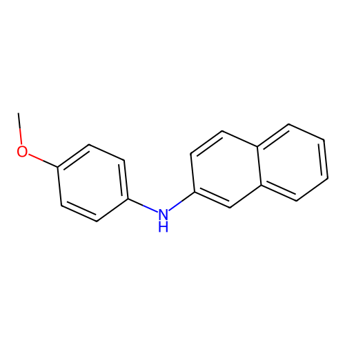 N-(4-甲氧基苯基)-2-萘胺 structure