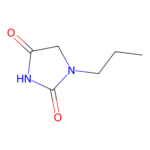 1-Propylimidazolidine-2,4-dione structure