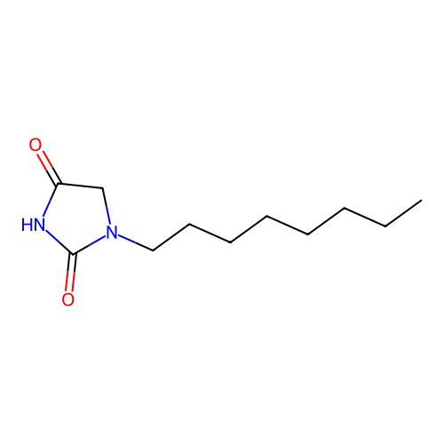 1-Octylimidazolidine-2,4-dione structure