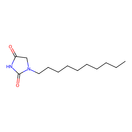 1-Decylimidazolidine-2,4-dione structure