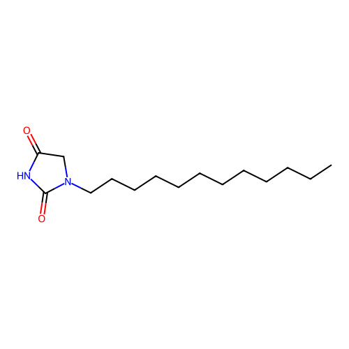 1-Dodecyl-2,4-imidazolidinedione structure