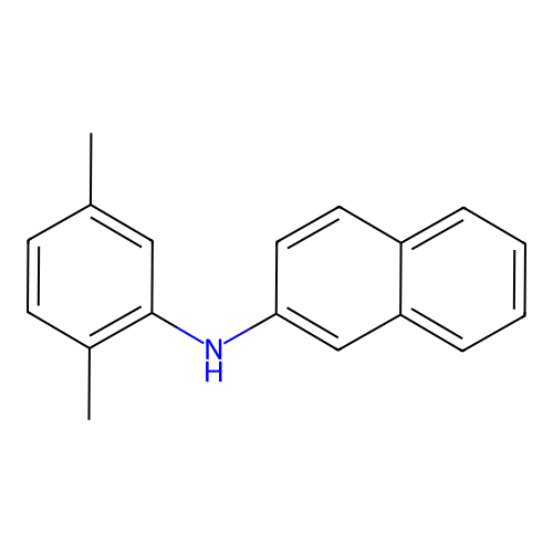n-(2,5-Dimethylphenyl)naphthalen-2-amine structure