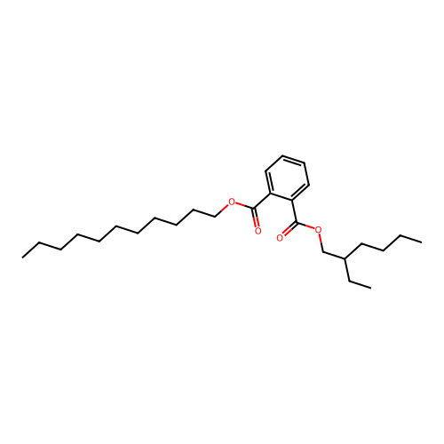 2-Ethylhexyl undecyl phthalate structure