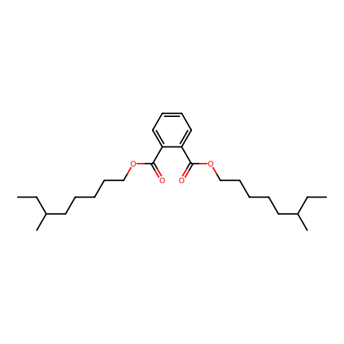 Bis(6-methyloctyl) phthalate structure