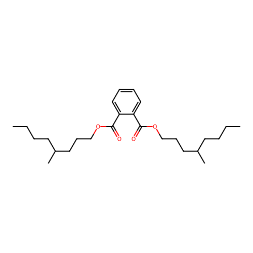 Bis(4-methyloctyl) phthalate structure