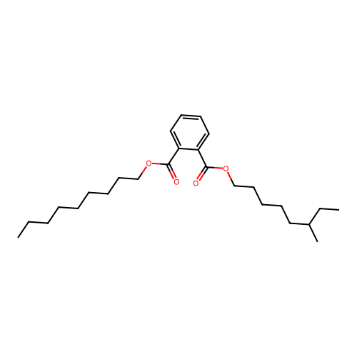 6-Methyloctyl nonyl phthalate structure