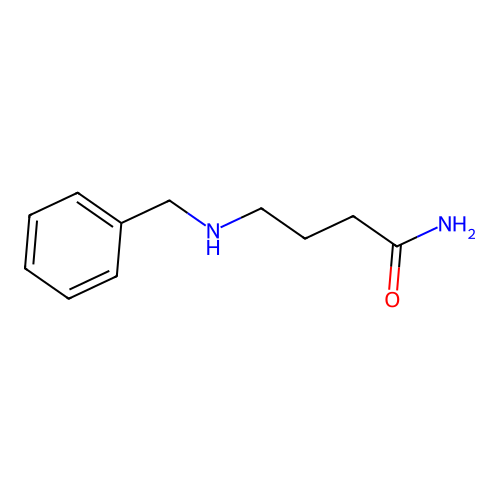 4-((Benzyl)amino)butyramide structure