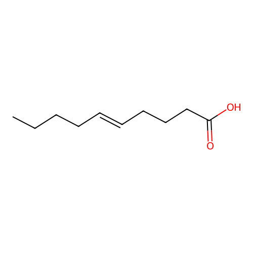 5-Decenoic acid, (5E)- structure