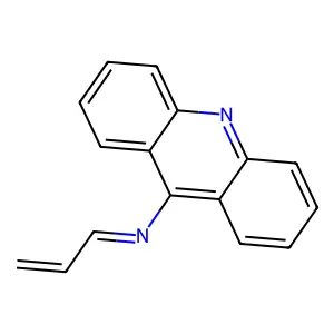 9-Allylideneaminoacridine structure
