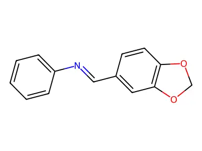 3,4-Methylenedioxybenzylidene aniline structure
