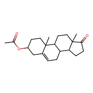 3beta-Acetoxyandrost-5-en-17-one structure