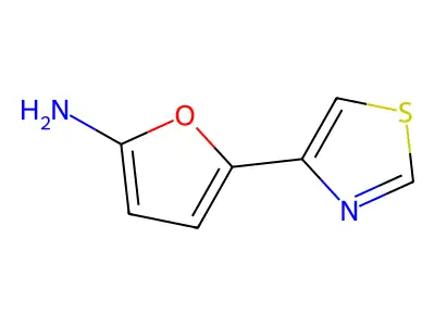 4-(5-Amino-2-furyl)thiazole structure