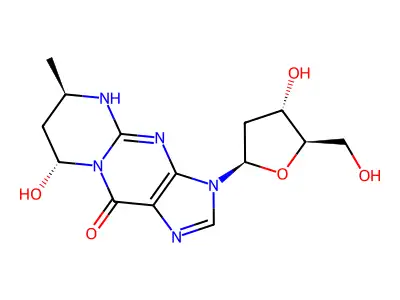 cyclic 1,N(2)-propanodeoxyguanosine structure