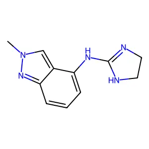 Indanidine structure