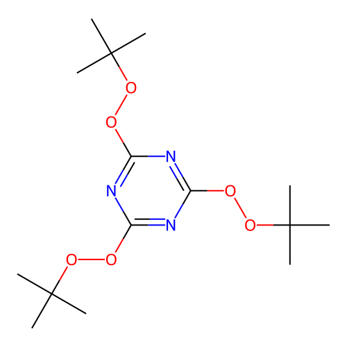 2,4,6-Tris(tert-butylperoxy)-1,3,5-triazine structure