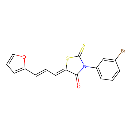 C16H10BrNO2S2 structure