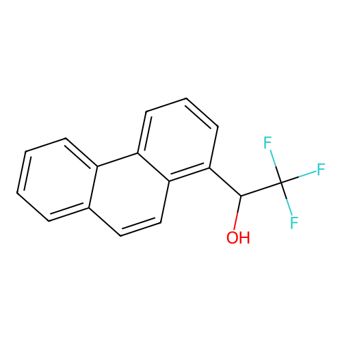 2,2,2-Trifluoro-1-(1-phenanthryl)ethanol structure