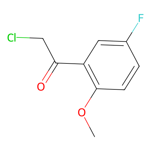 2-Chloro-1-(5-fluoro-2-methoxyphenyl)ethanone structure