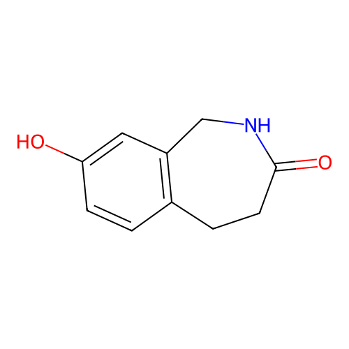 8-Hydroxy-4,5-dihydro-1H-benzo[c]azepin-3(2H)-one structure