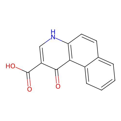 Benzo[f]quinoline-2-carboxylicacid, 1-hydroxy- structure