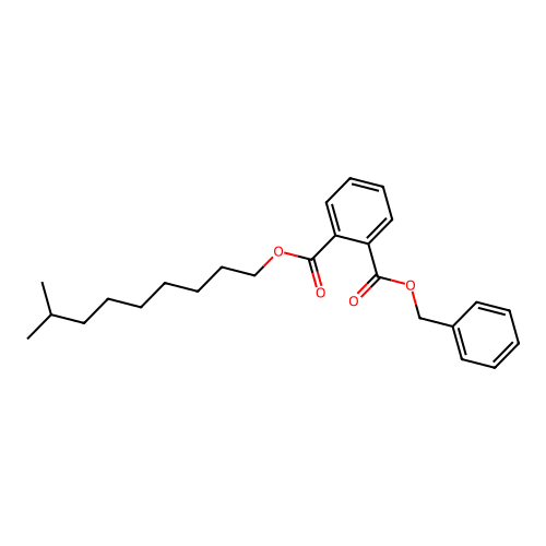 8-Methylnonyl phenylmethyl phthalate structure