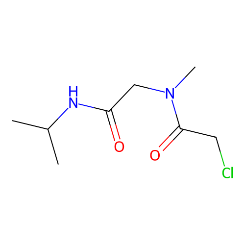 2-chloro-N-[2-(isopropylamino)-2-oxoethyl]-N-methylacetamide structure