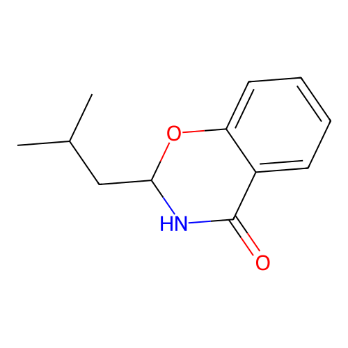 2-Isobutylbenzoxazone-4 structure