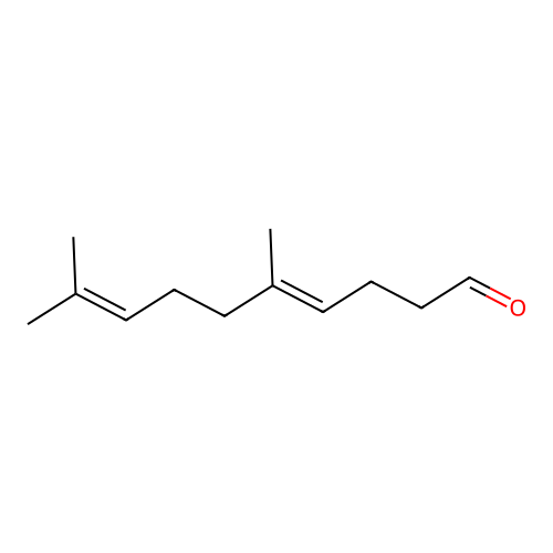 5,9-Dimethyl-4,8-decadienal, (4E)- structure