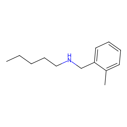 [(2-Methylphenyl)methyl](pentyl)amine structure