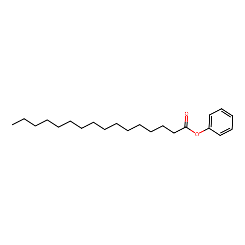 Phenyl palmitate structure