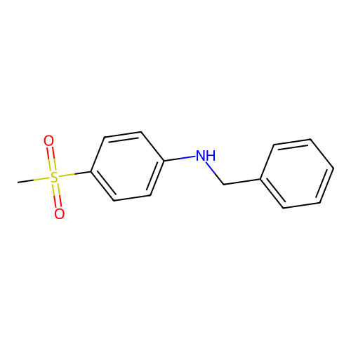 [4-(Methylsulfonyl)phenyl](phenyl)methylamine structure