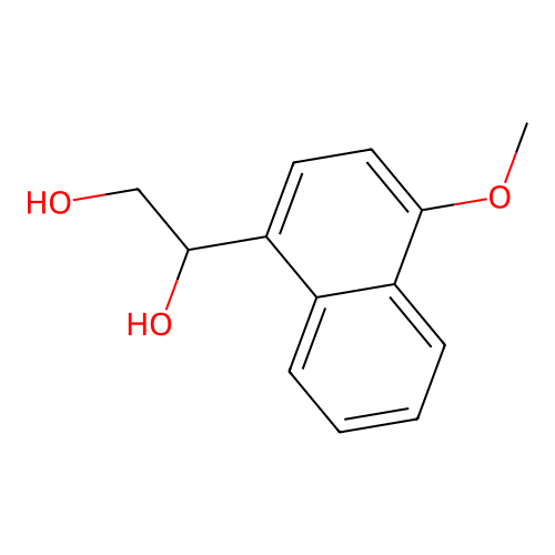 1-(4-Methoxynaphthalen-1-yl)ethane-1,2-diol structure