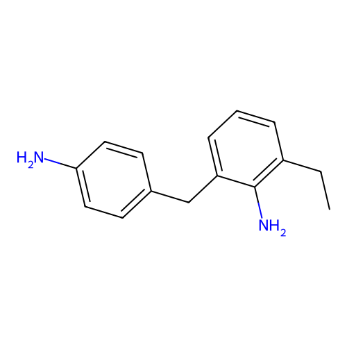 2-[(4-Aminophenyl)methyl]-6-ethylaniline structure