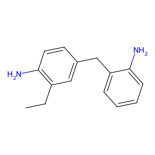 4-[(2-Aminophenyl)methyl]-2-ethylaniline structure