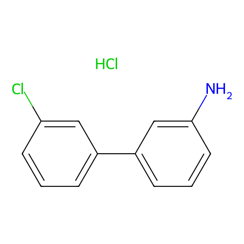 3'-Chloro-[1,1'-biphenyl]-3-amine hydrochloride structure