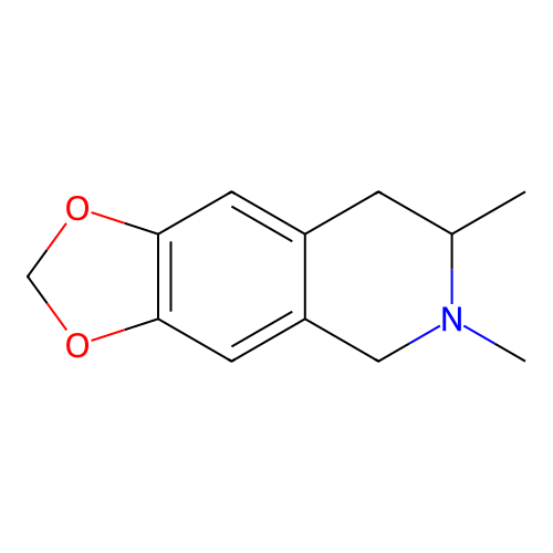 6,7-Dimethyl-5,6,7,8-tetrahydro-2H-[1,3]dioxolo[4,5-g]isoquinoline structure