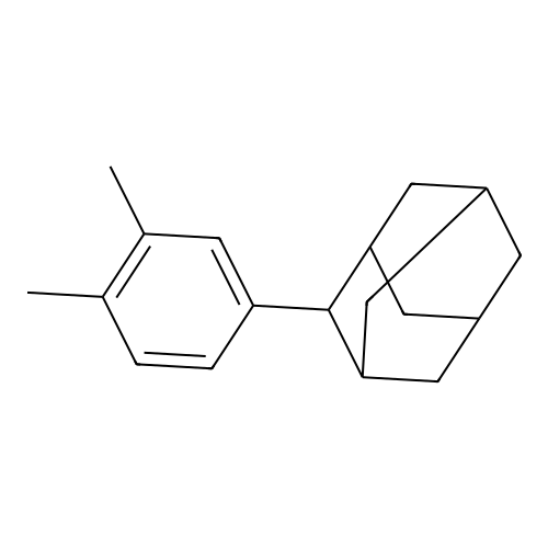 2-(3,4-Dimethylphenyl)adamantane structure