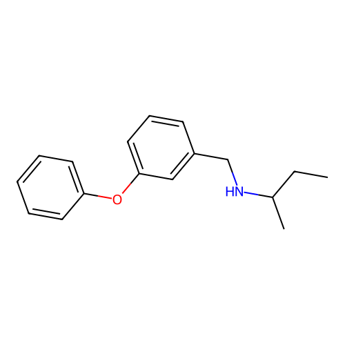 (Butan-2-yl)[(3-phenoxyphenyl)methyl]amine structure
