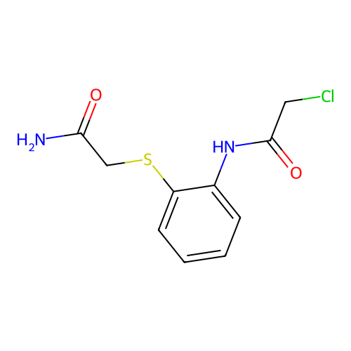 2-{[2-(2-Chloroacetamido)phenyl]sulfanyl}acetamide structure
