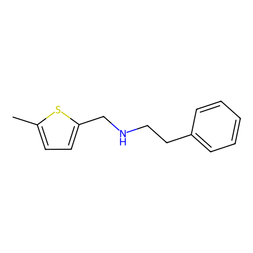 [(5-Methylthiophen-2-yl)methyl](2-phenylethyl)amine structure