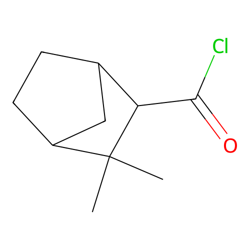 3,3-Dimethylbicyclo[2.2.1]heptane-2-carbonyl chloride structure