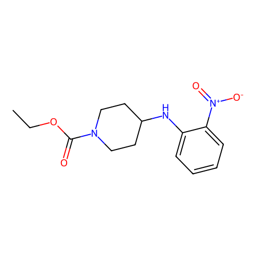Ethyl 4-((2-nitrophenyl)amino)piperidine-1-carboxylate structure